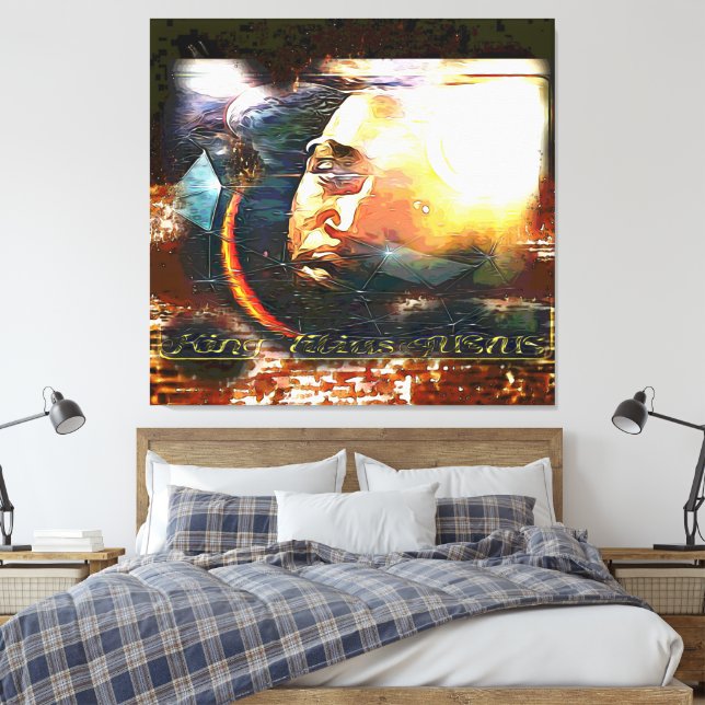 Yahuah Watchman 01-02 Leinwanddruck (Insitu (Schlafzimmer))