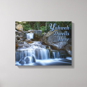 Yahweh Dort Ici Enveloppé Toile