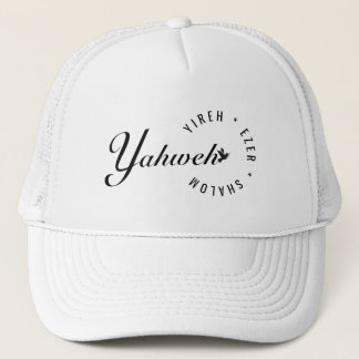 Yahweh Yireh Shalom Ezer Names of God Christian Do Truckerkappe