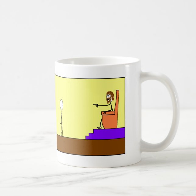 Yahwehs perfekte Gerechtigkeit pt1 Kaffeetasse (Rechts)