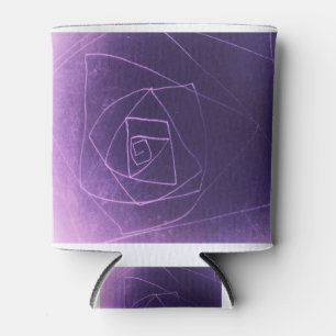 Yaie abstrakte Kunst lila spirituelle Farbe Dosenkühler