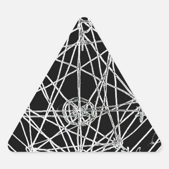 Yaie Alchemical Transmutation Dreieckiger Aufkleber (Vorderseite)