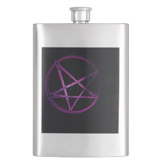 yaie lila Pentagramm Flachmann