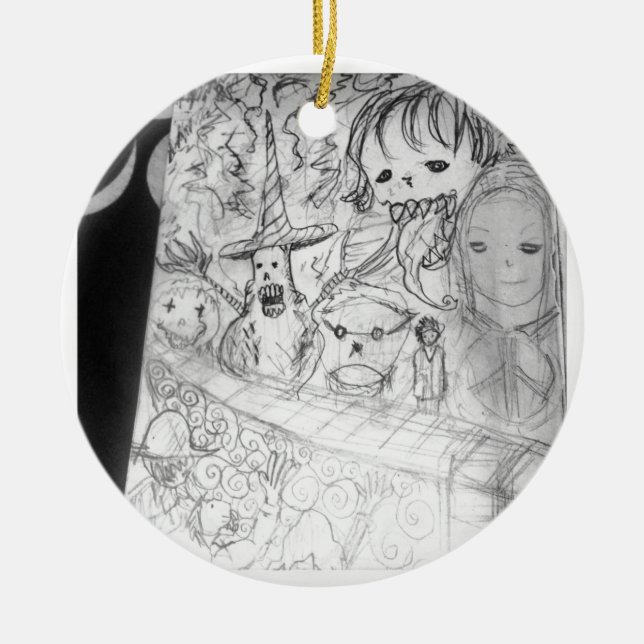 yaie monster manga anime keramik ornament (Vorne)