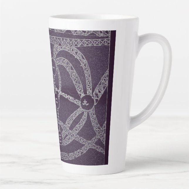 yaie neunmond abstrakte kunst chinesischer zodiac milchtasse (Rechts)