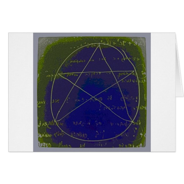 yaie pentagram dunkler magischer Kreis Ritual (Vorderseite (Horizontal))