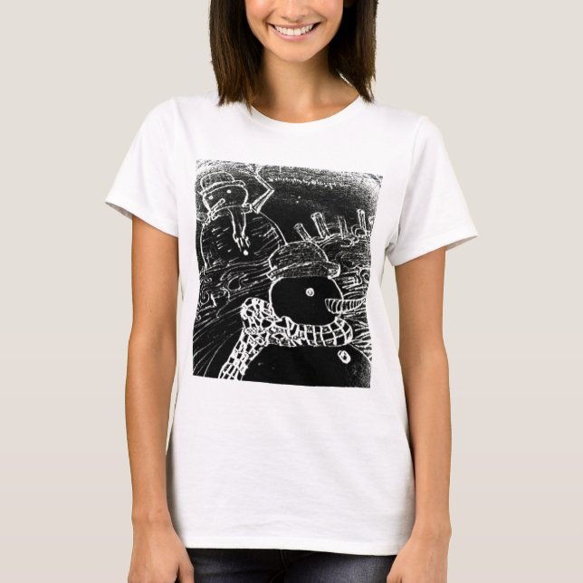 Yaie-Schneewächter T-Shirt (Vorderseite)