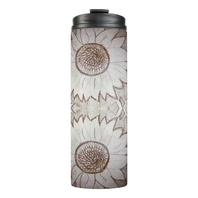 Yaie Sonnenblume auf Zuhause Thermosbecher (Vorderseite)