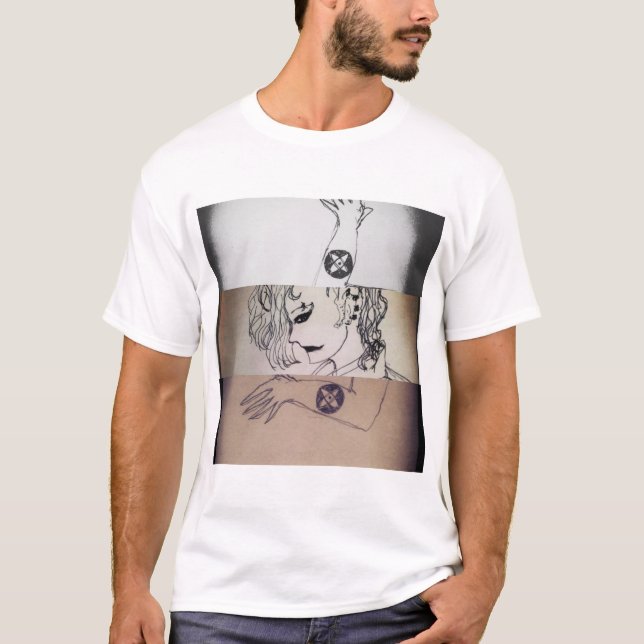 yaie Symbol zu ändern diese Welt Manga-Animes T-Shirt (Vorderseite)