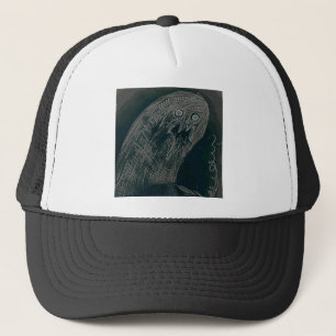 yaie worm drawing and your soul grow dark truckerkappe