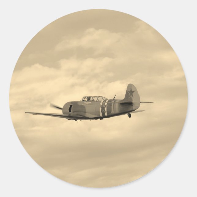 Yak 11 runder aufkleber (Vorderseite)