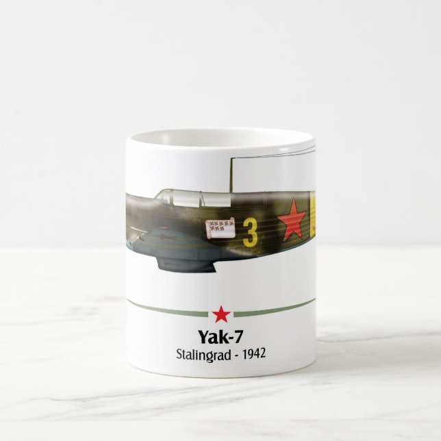 Yak-7 - Battle of Stalingrad -1942 Kaffeetasse (Mittel)
