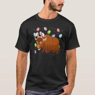 Yak Bunny Ostern Ei Lustiger Yak Ostersonntag T-Shirt