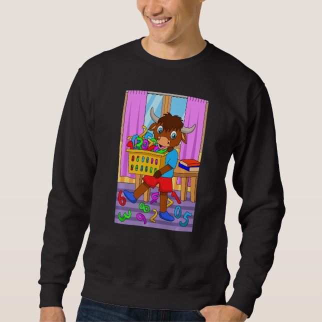 Yak Carrying Numbers To Study Sweatshirt (Vorderseite)