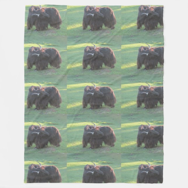 Yak Fleecedecke (Vorderseite)