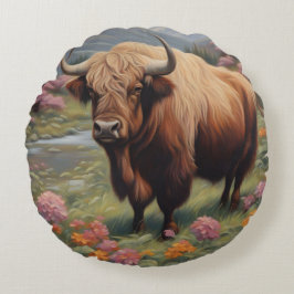 Yak Rundes Kissen