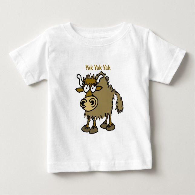 YAK-YAK-YAK Unterhaltung IST Leben! Baby T-shirt (Vorderseite)