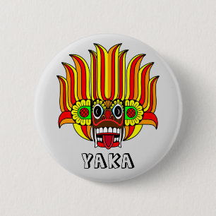 Yaka (Sri Lanka-Teufel) Design Button