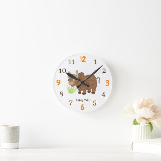 Yakety Yak Runde Wanduhr