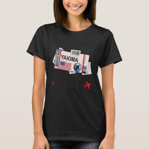 Yakima Girl Yakima Boarding Pass T-Shirt