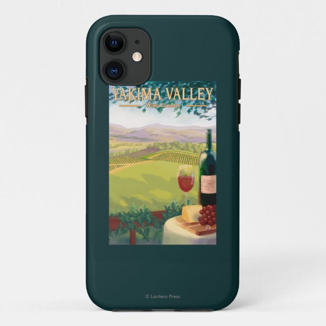 Yakima Tal, WashingtonWine Land Case-Mate iPhone Hülle (Rückseite)
