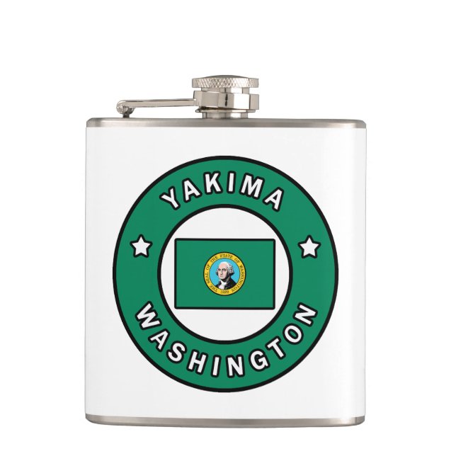 Yakima Washington Flachmann (Vorderseite)