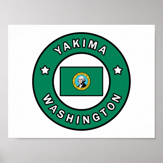 Yakima Washington Poster (Vorne)