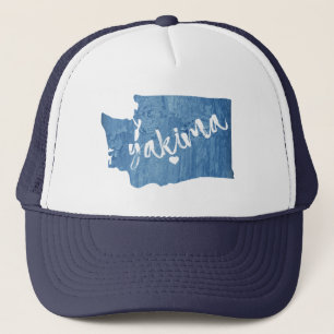 Yakima Washington Wood Grain Truckerkappe