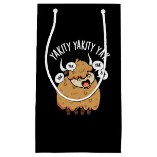 Yakity Yakity Yak Lustiger Tierwitz Dunkler Hinter Kleine Geschenktüte