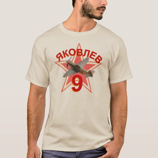 Yakovlev ("Yak") 9 T-Shirt (Vorderseite)