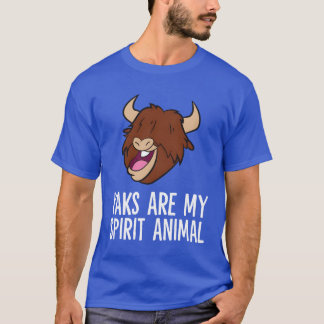 Yaks sind mein Seelentier Geschenk T-Shirt