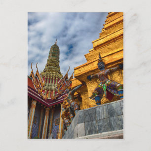 Yaksha im Wat Phra Kaeo Postkarte