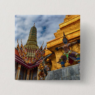 Yaksha in Wat Phra Kaeo Button