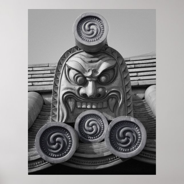 YAKUSHI-JI TEMPLE ROOF TILE POSTER (Vorne)