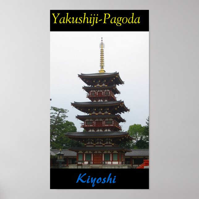 Yakushiji-Pagoda Poster (Vorne)
