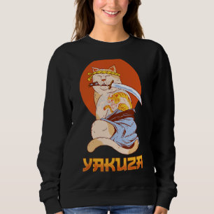 Yakuza Cat Japanisch Samurai Sword Katana Japan Ti Sweatshirt