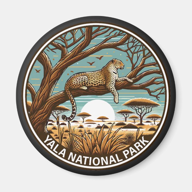 Yala Nationalpark Sri Lanka Magnet (Vorne)