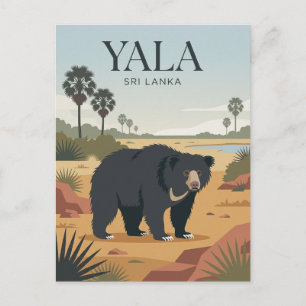 Yala-Nationalpark Sri Lanka Postkarte
