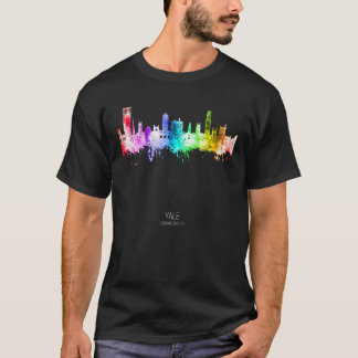 Yale Connecticut Skyline Wolkenkratzer T-Shirt