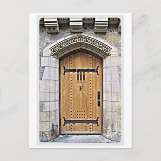 Yale Gothic Door F Postkarte