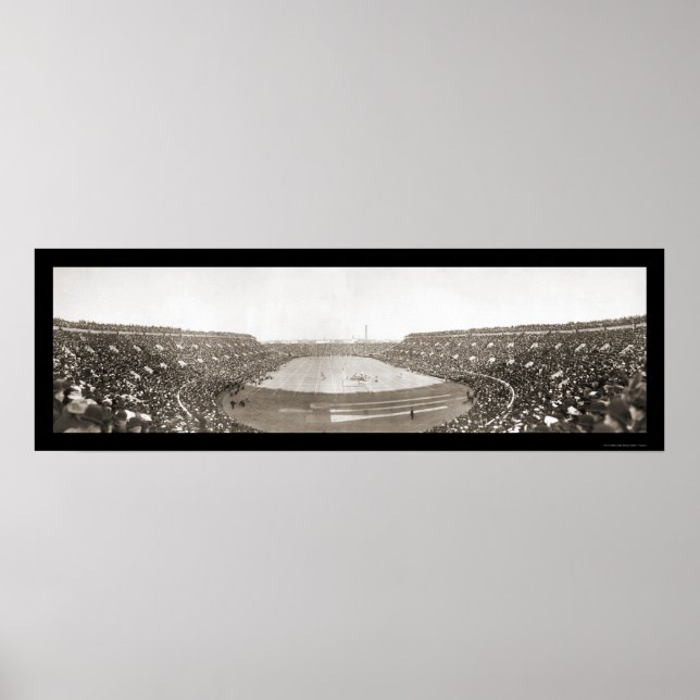 Yale Harvard Football Foto 1905 Poster (Vorne)