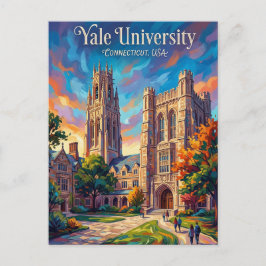 Yale-Universität Connecticut Postkarte