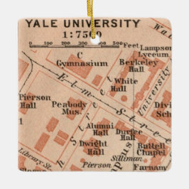 Yale University Kartenornament Keramikornament