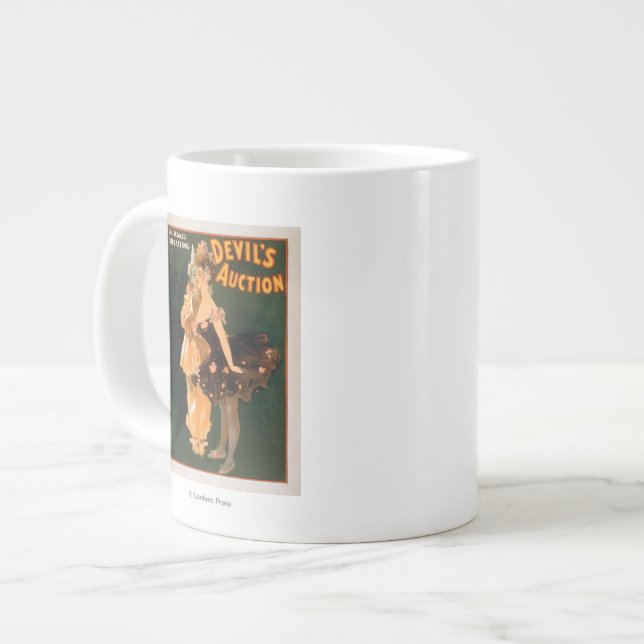 Yales Auktionsspiel des ewigen Teufels Jumbo-Tasse (Vorderseite Links)