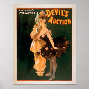 Yales die Auktions-Spiel ewig Teufels Poster