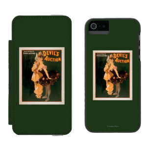 Yales ewige Teufels-Auktions-Play Incipio Watson™ iPhone 5 Geldbörsen Hülle