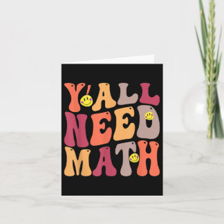 Yall Need Math Math Happy Karte