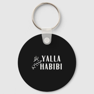 Yalla Habibi Arabischer Muslim Hochzeitsreise Vale Schlüsselanhänger