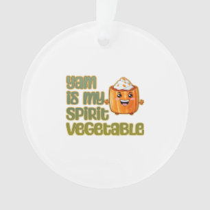 Yam ist mein Geist Gemüsepflanze klassisch Ornament