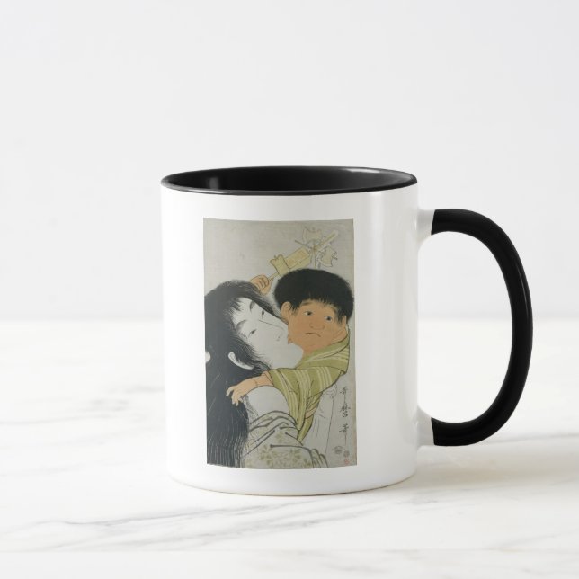 Yama-Uba und Kintoki Tasse (Rechts)
